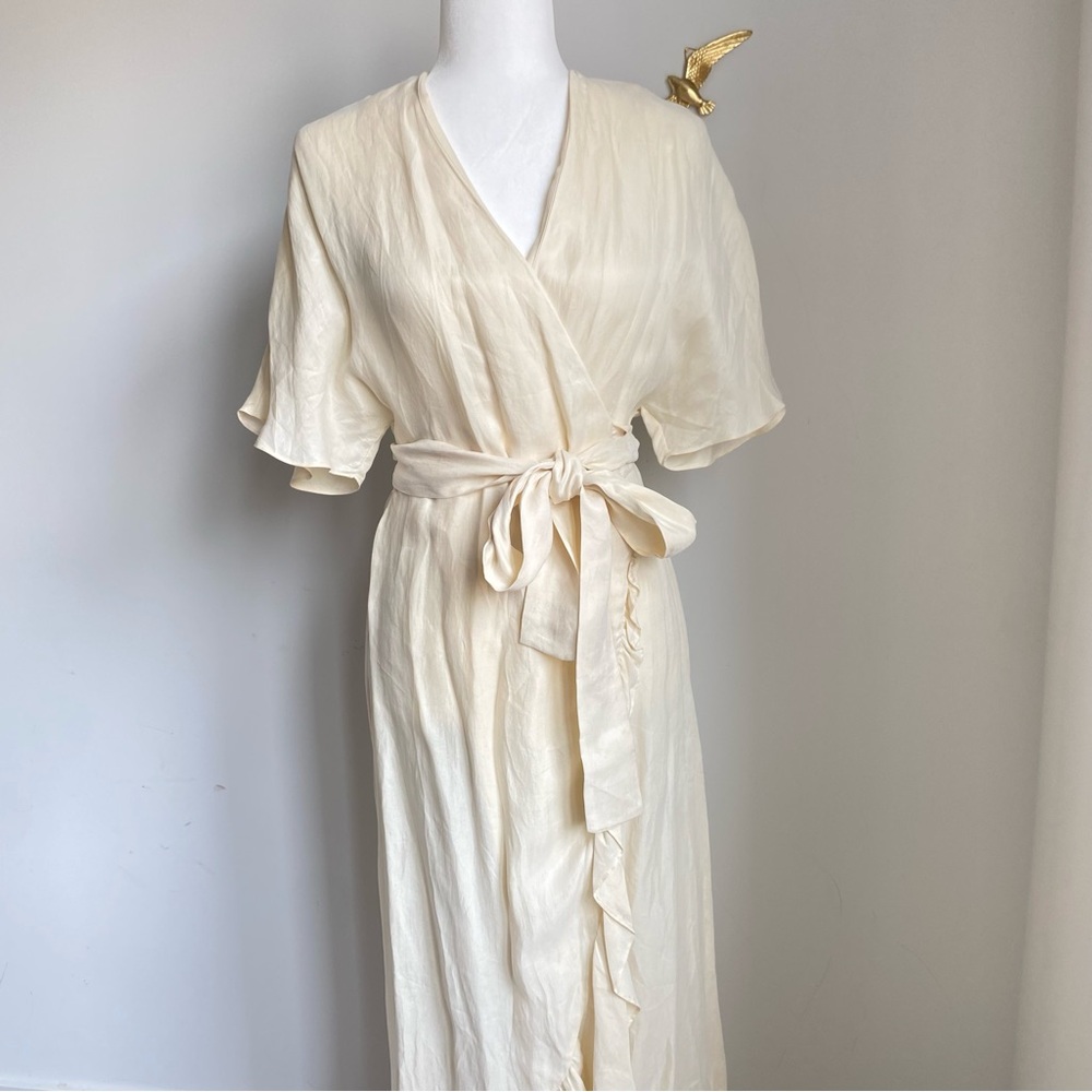 Blogger Favourite Mango Ruffle Wrap Maxi Dress - Picture 11 of 11